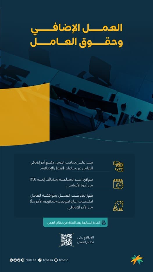 العمل الإضافي وحقوق العامل، من أجل توازن يحقق الاستقرار للعاملين